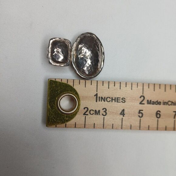 Barse 925 Sterling Silver Pendant 9g Vintage 80's Signed 1.25" - Picture 6 of 6